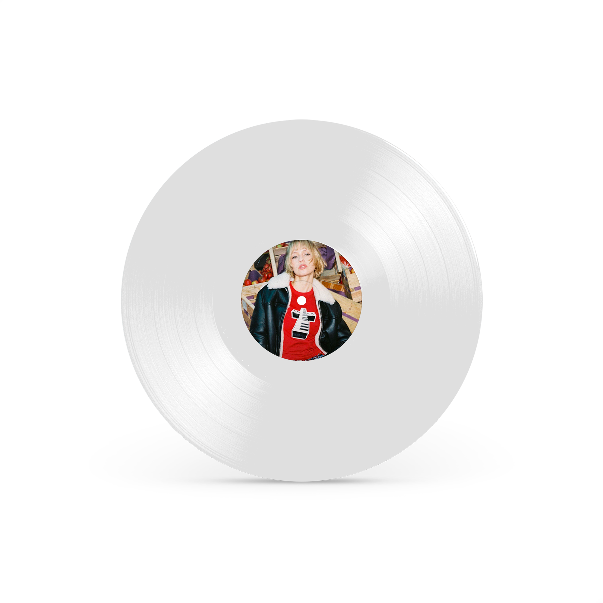 Single “What You Want" Feat. Justice clear 33rpm vinyl